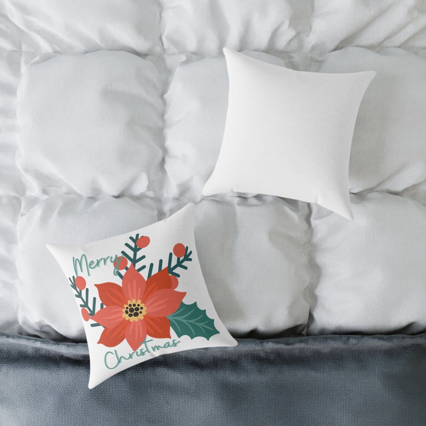 Square Poly Canvas Pillow
