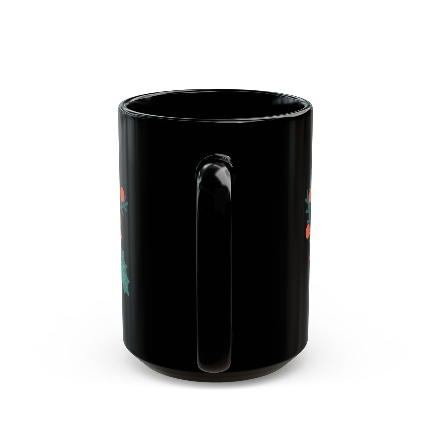 Pointsettia Christmas wish; 15 oz mug
