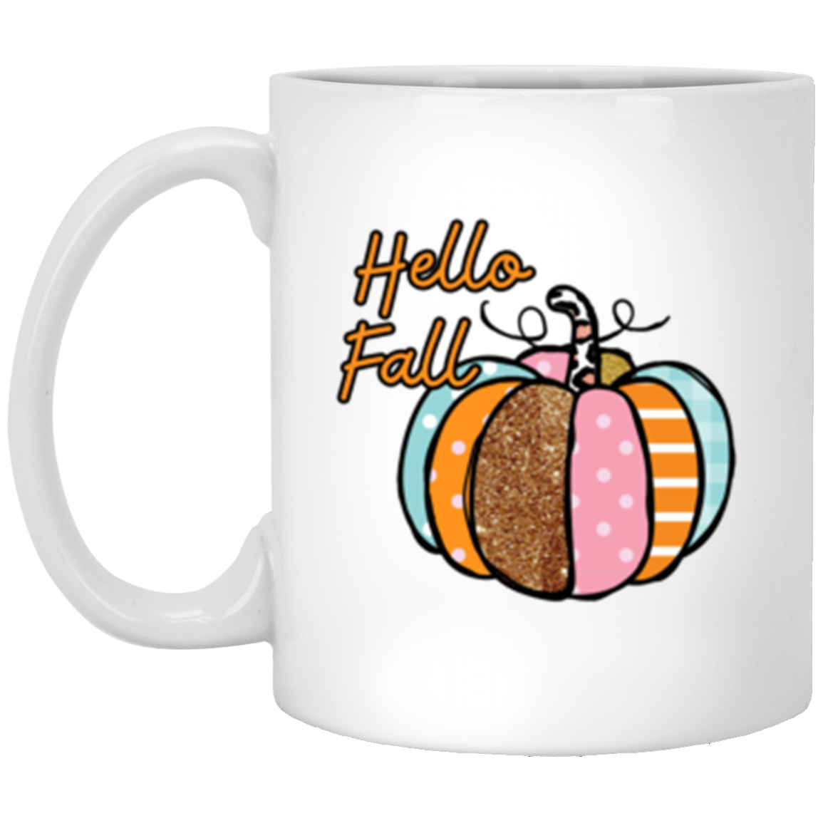 Hello Fall with Whimsy 11 oz mug
