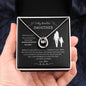 Daughter believe in yourself; Beautiful dancing crystal necklace