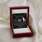 Daughter believe in yourself; Beautiful dancing crystal necklace