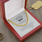 To My Amazing son... Savor the journey and stay true to you! Cuban Link Chain Necklace
