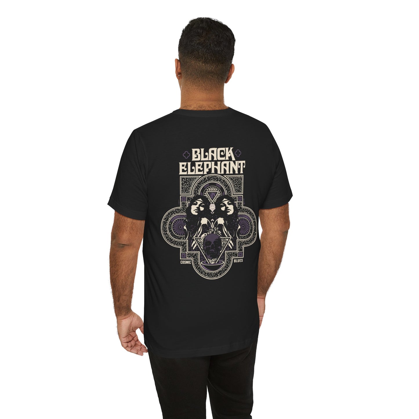 Black Elephant Band Tee — Retro Rock Vintage Graphic T-Shirt