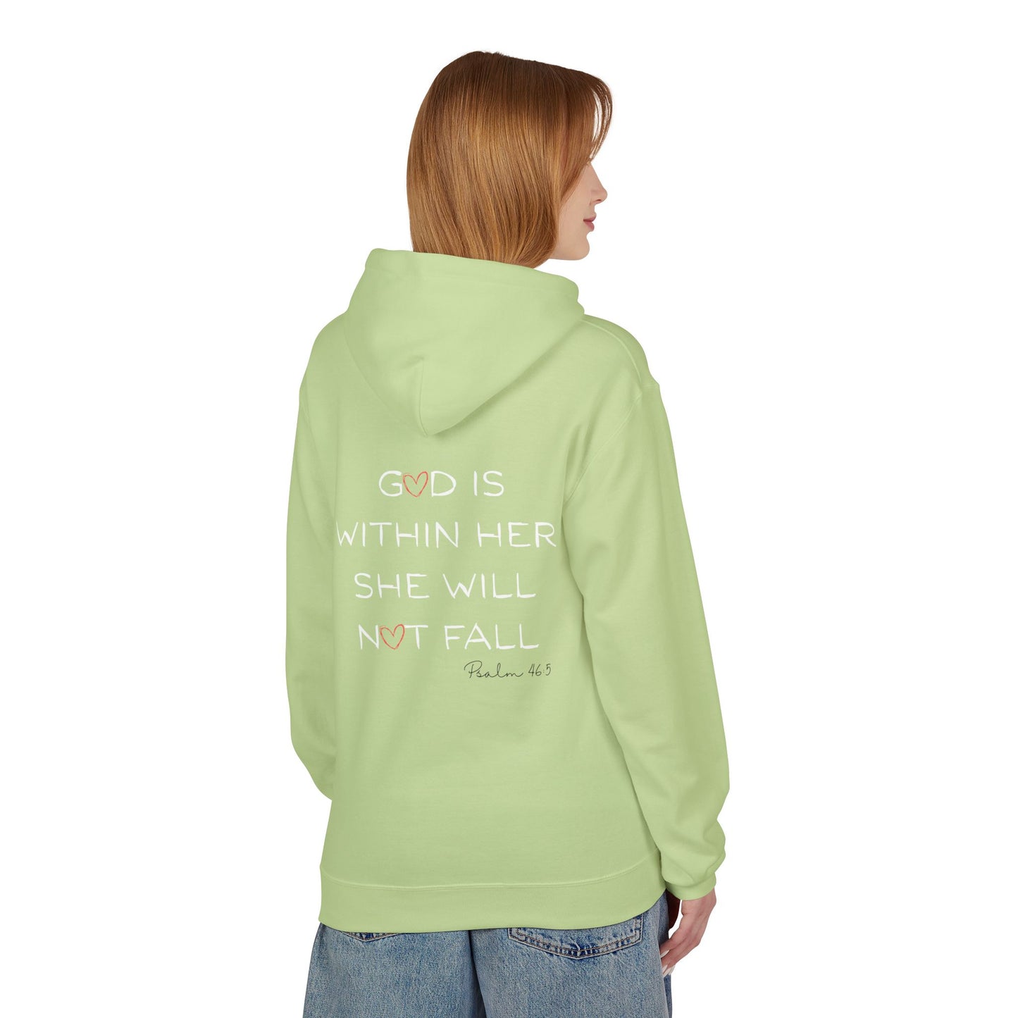 God Is Within Her Christian Hoodie — Inspirational Faith Sweatshirt