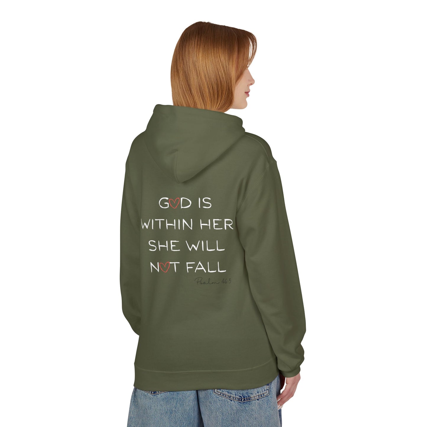 God Is Within Her Christian Hoodie — Inspirational Faith Sweatshirt