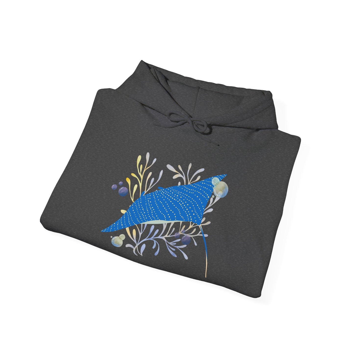 Blue Manta Ray Hoodie