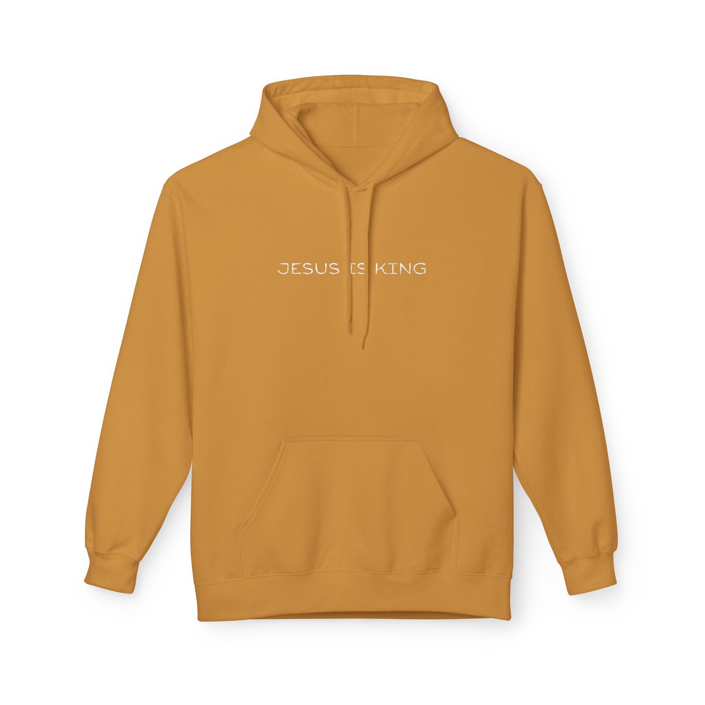 Jesus Is King Hoodie — Minimal Faith Inspirational Pullover