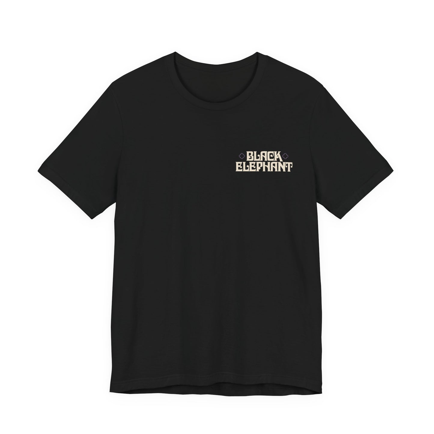 Black Elephant Band Tee — Retro Rock Vintage Graphic T-Shirt