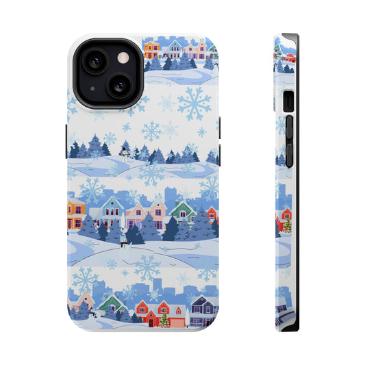 Snowy town Phone case