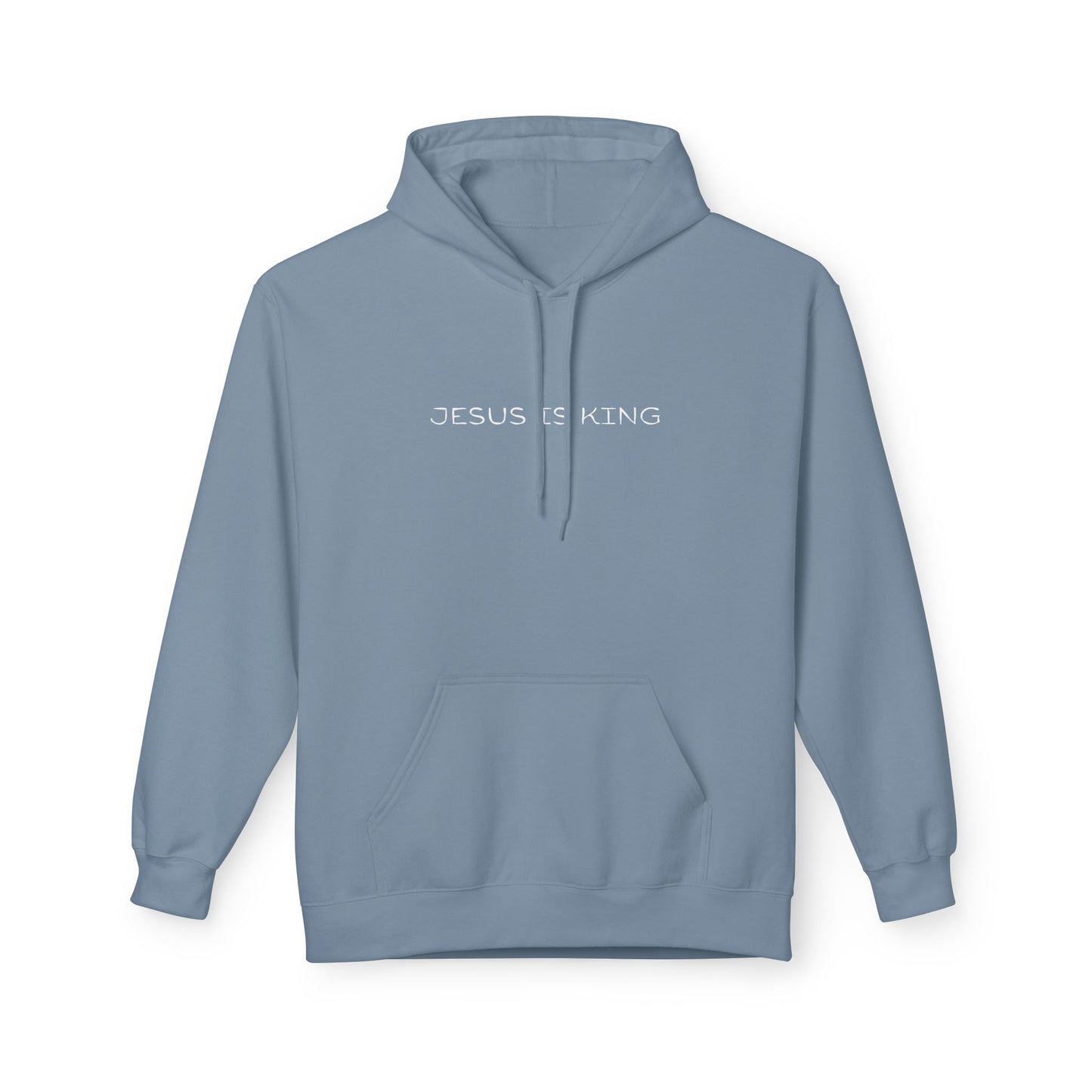 Jesus Is King Hoodie — Minimal Faith Inspirational Pullover