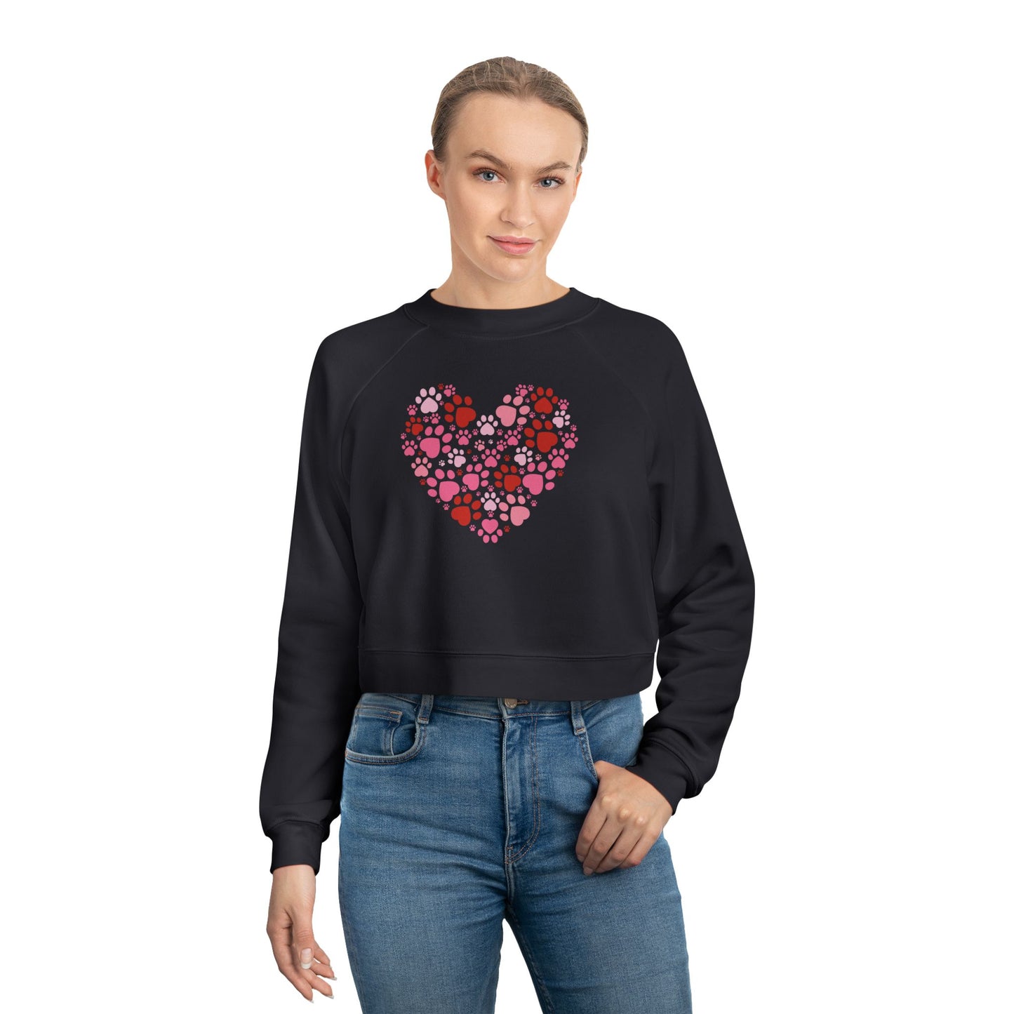 Pet love cozy Cropped sweatshirt