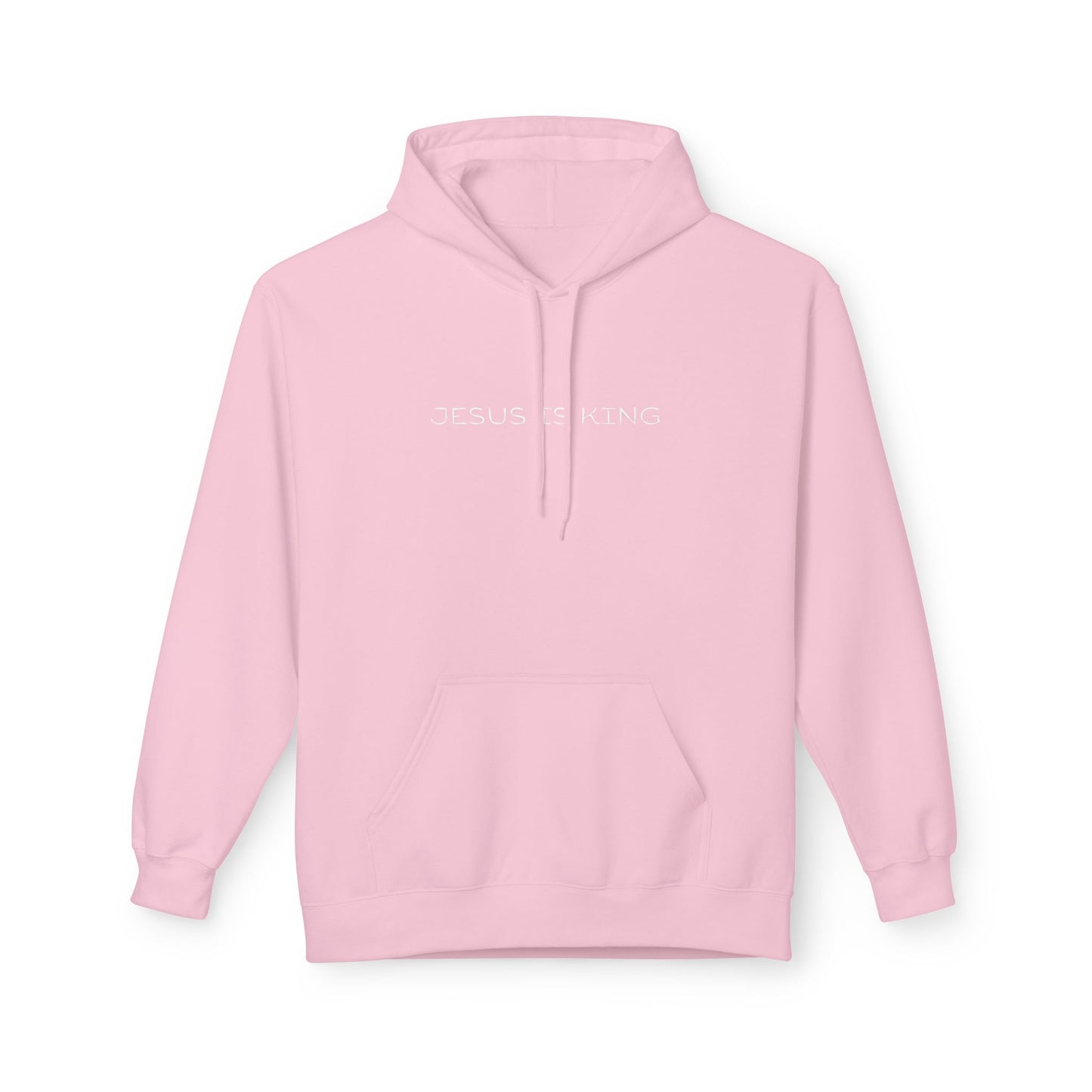 Jesus Is King Hoodie — Minimal Faith Inspirational Pullover
