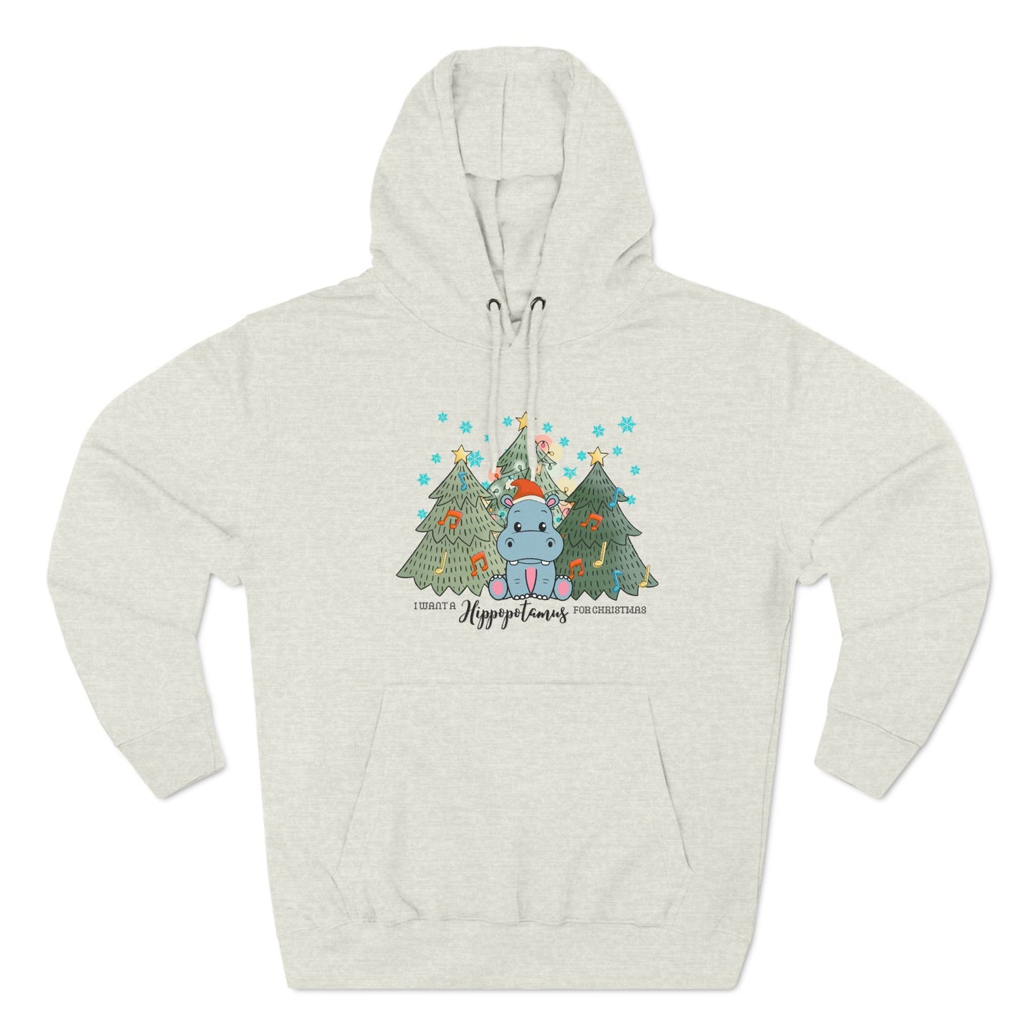 Hippo Hoodie for that festive time of year!  Pull over fleece Hoodie