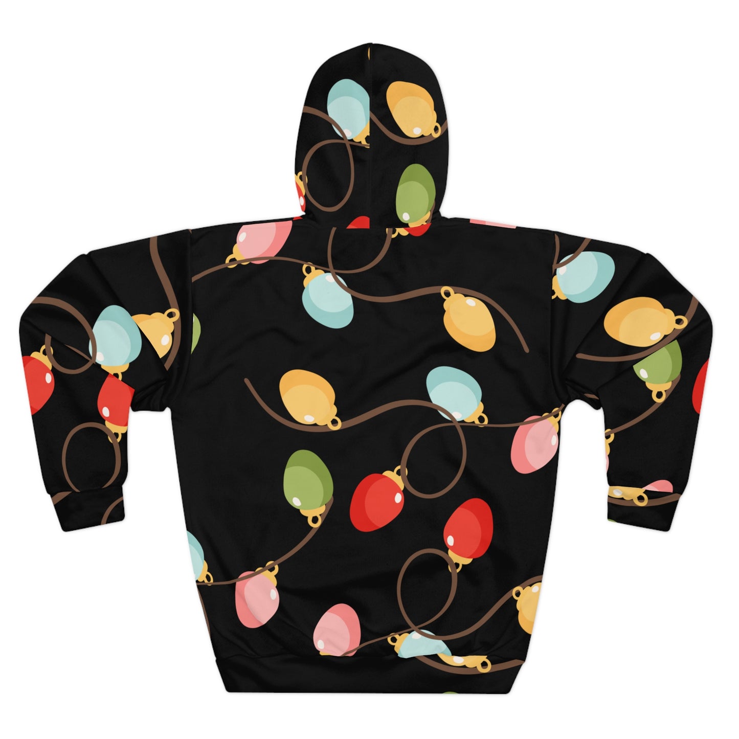Large Bulb Holiday String lights Hoodie