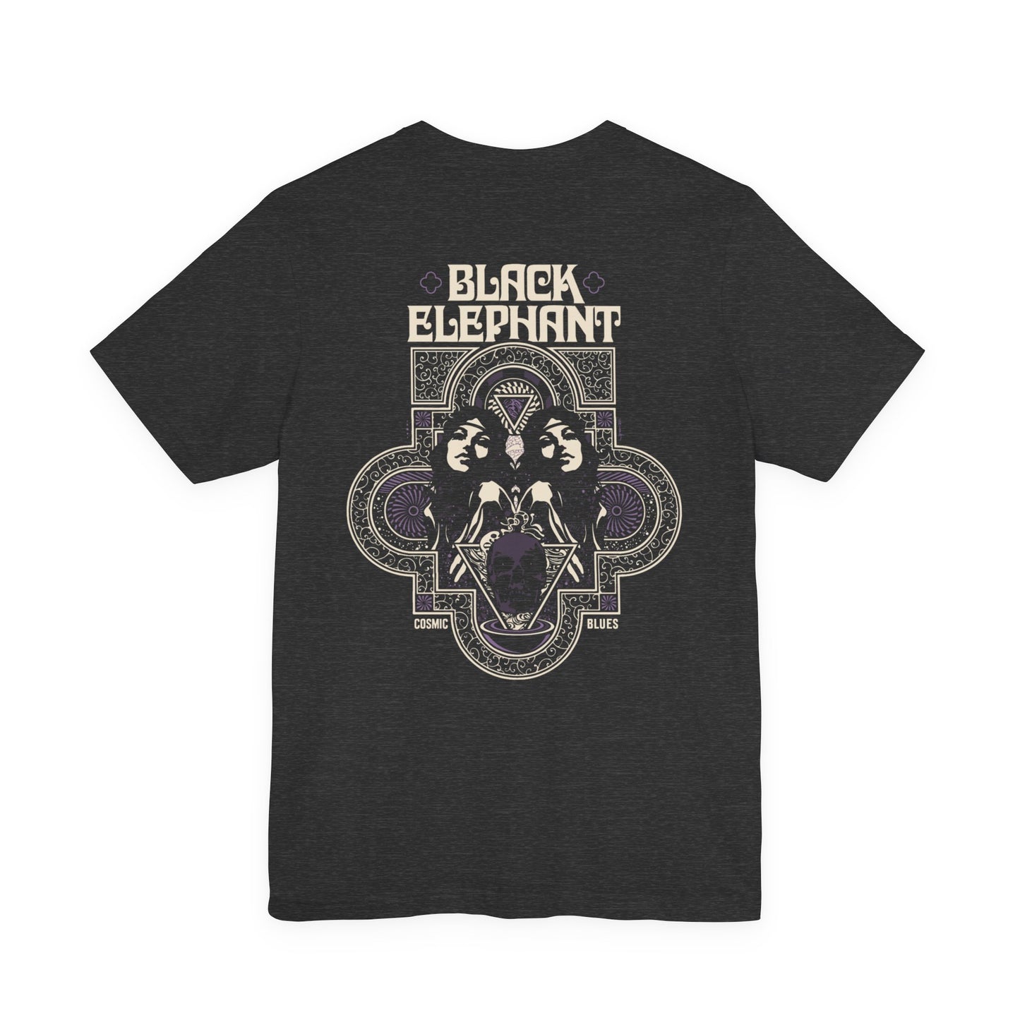 Black Elephant Band Tee — Retro Rock Vintage Graphic T-Shirt