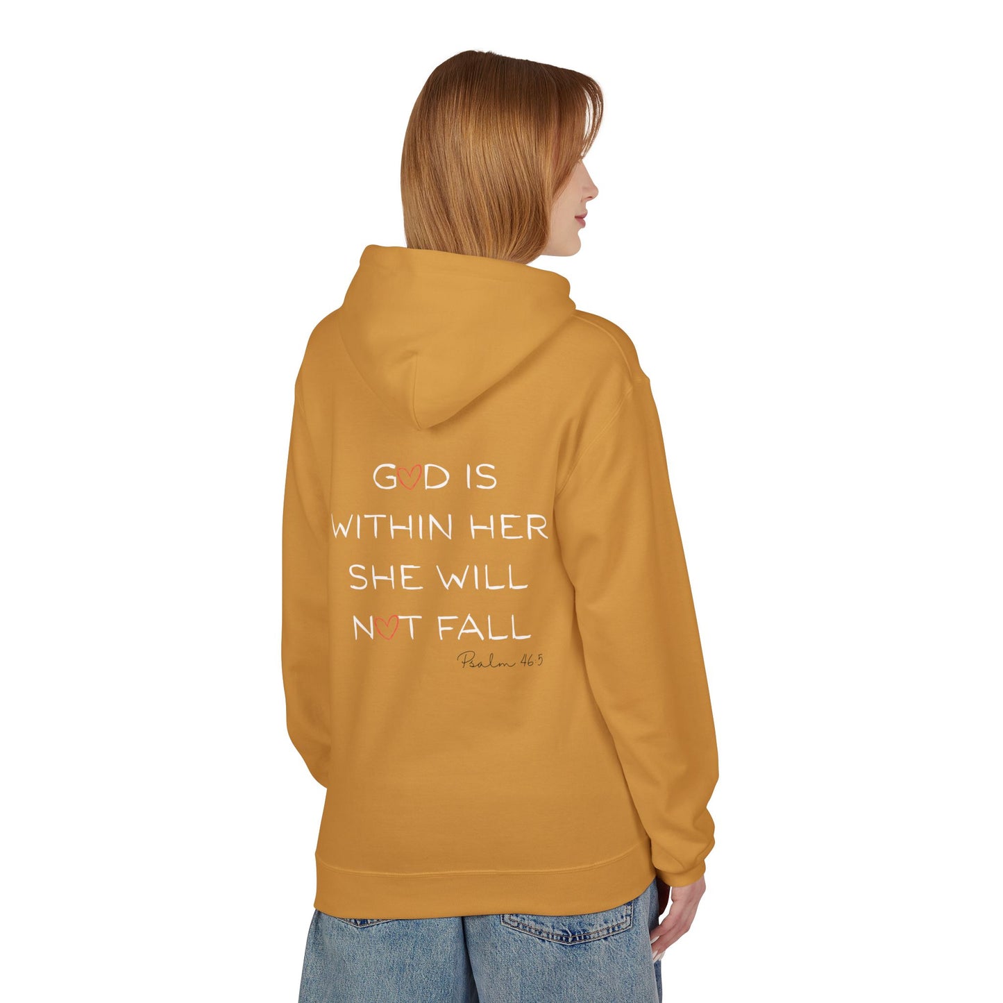 God Is Within Her Christian Hoodie — Inspirational Faith Sweatshirt