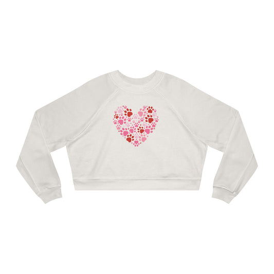 Pet love cozy Cropped sweatshirt
