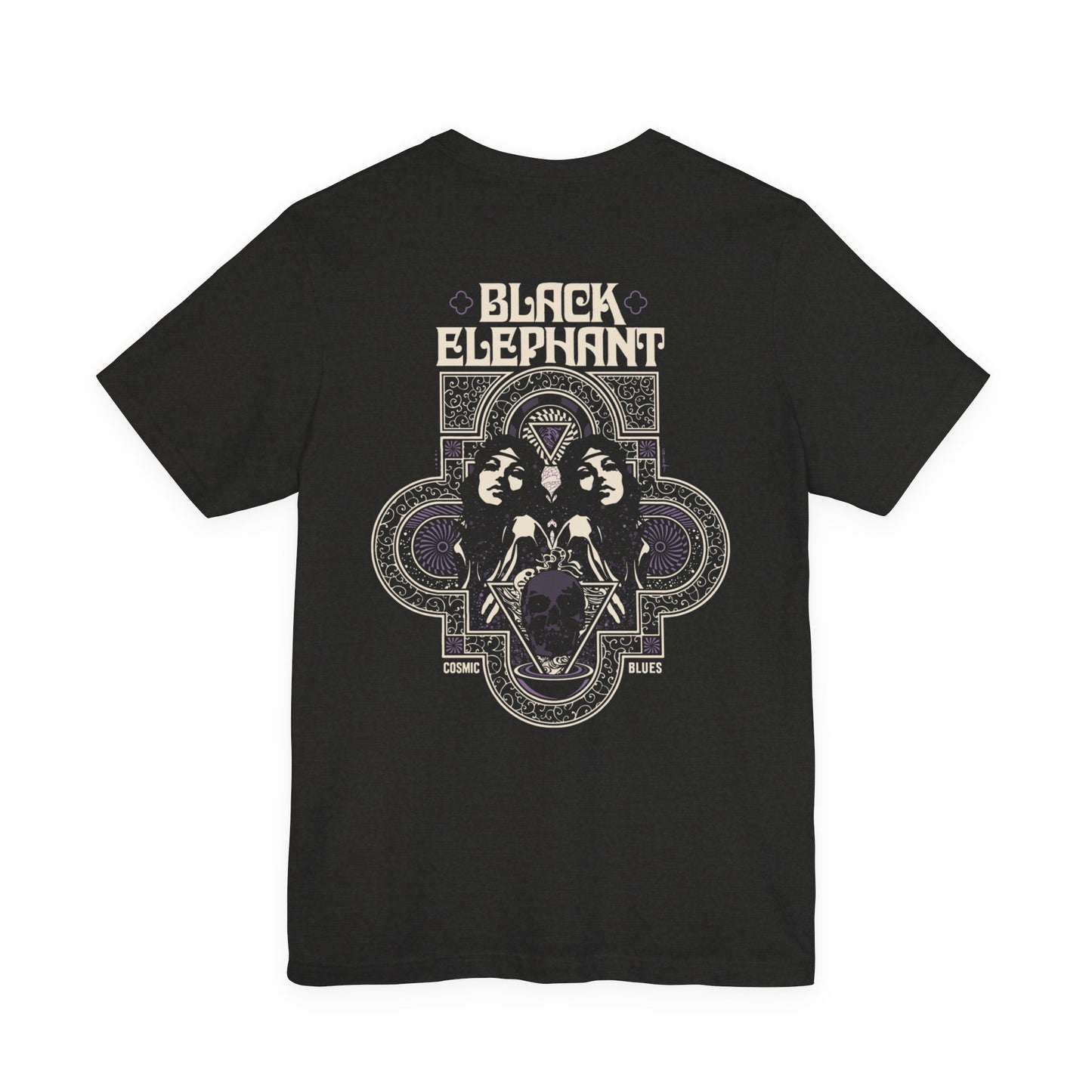 Black Elephant Band Tee — Retro Rock Vintage Graphic T-Shirt