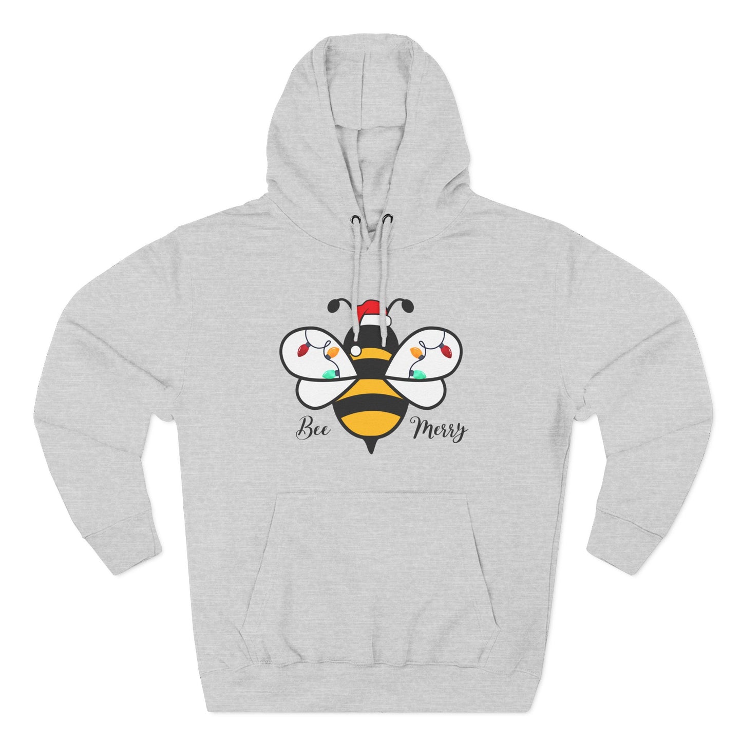 Three-Panel Fleece Hoodie