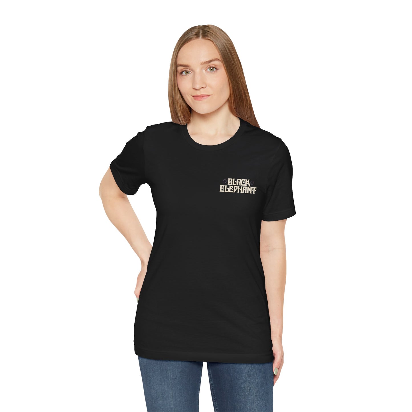 Black Elephant Band Tee — Retro Rock Vintage Graphic T-Shirt