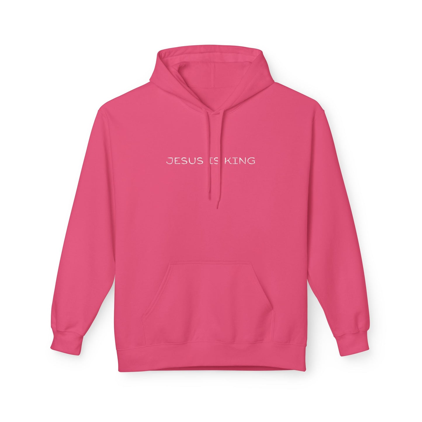 Jesus Is King Hoodie — Minimal Faith Inspirational Pullover