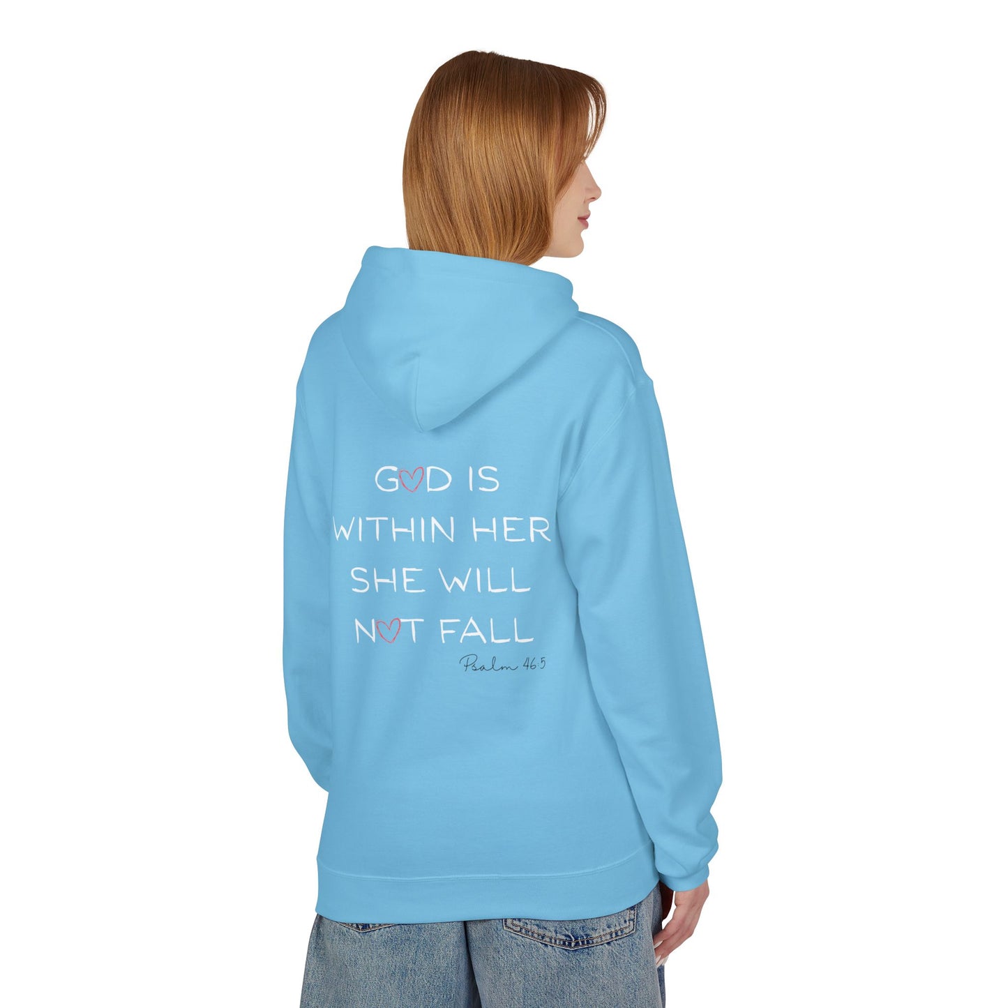 God Is Within Her Christian Hoodie — Inspirational Faith Sweatshirt