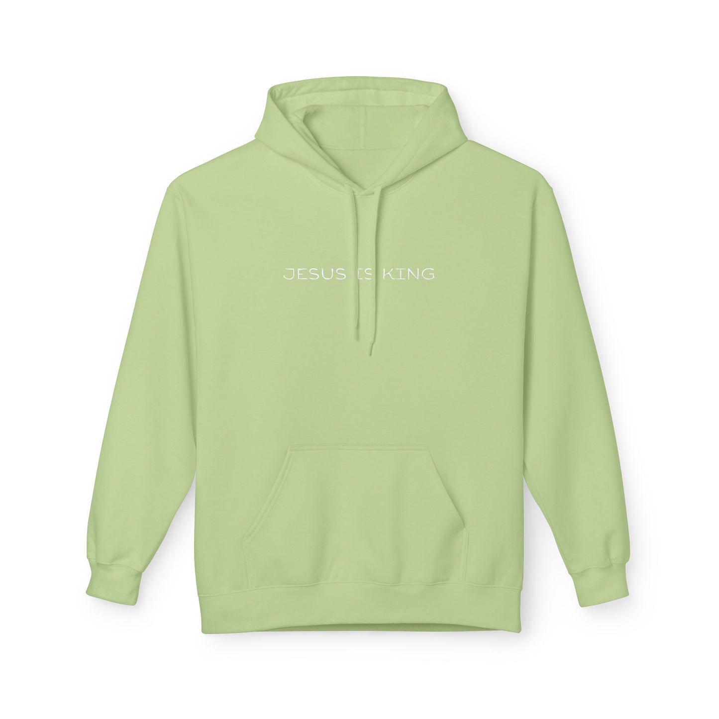 Jesus Is King Hoodie — Minimal Faith Inspirational Pullover