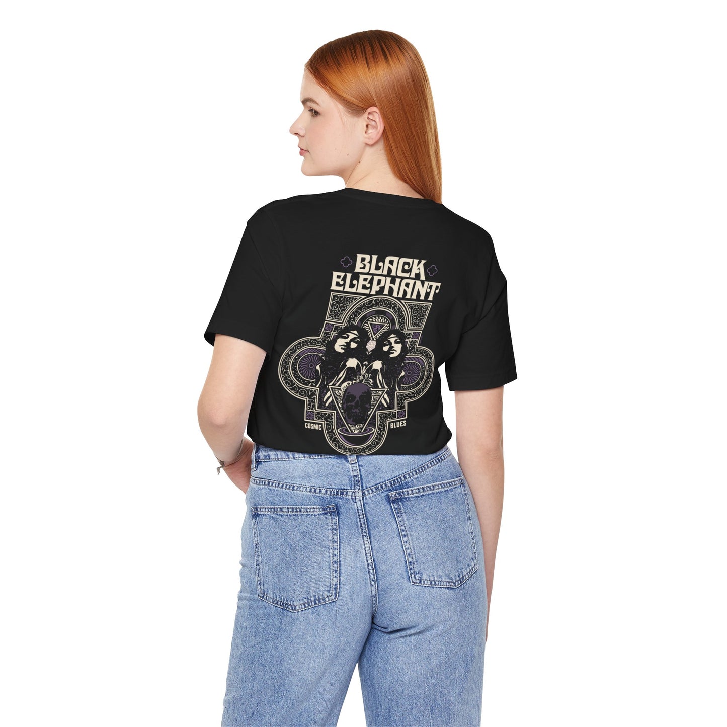 Black Elephant Band Tee — Retro Rock Vintage Graphic T-Shirt