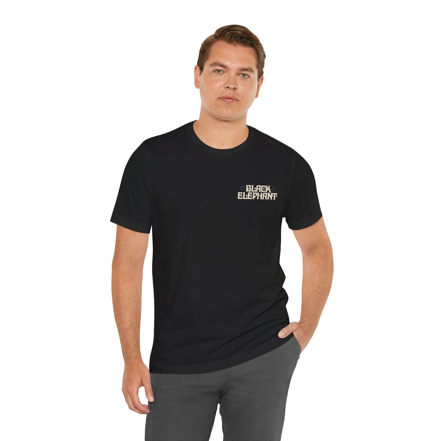 Black Elephant Band Tee — Retro Rock Vintage Graphic T-Shirt
