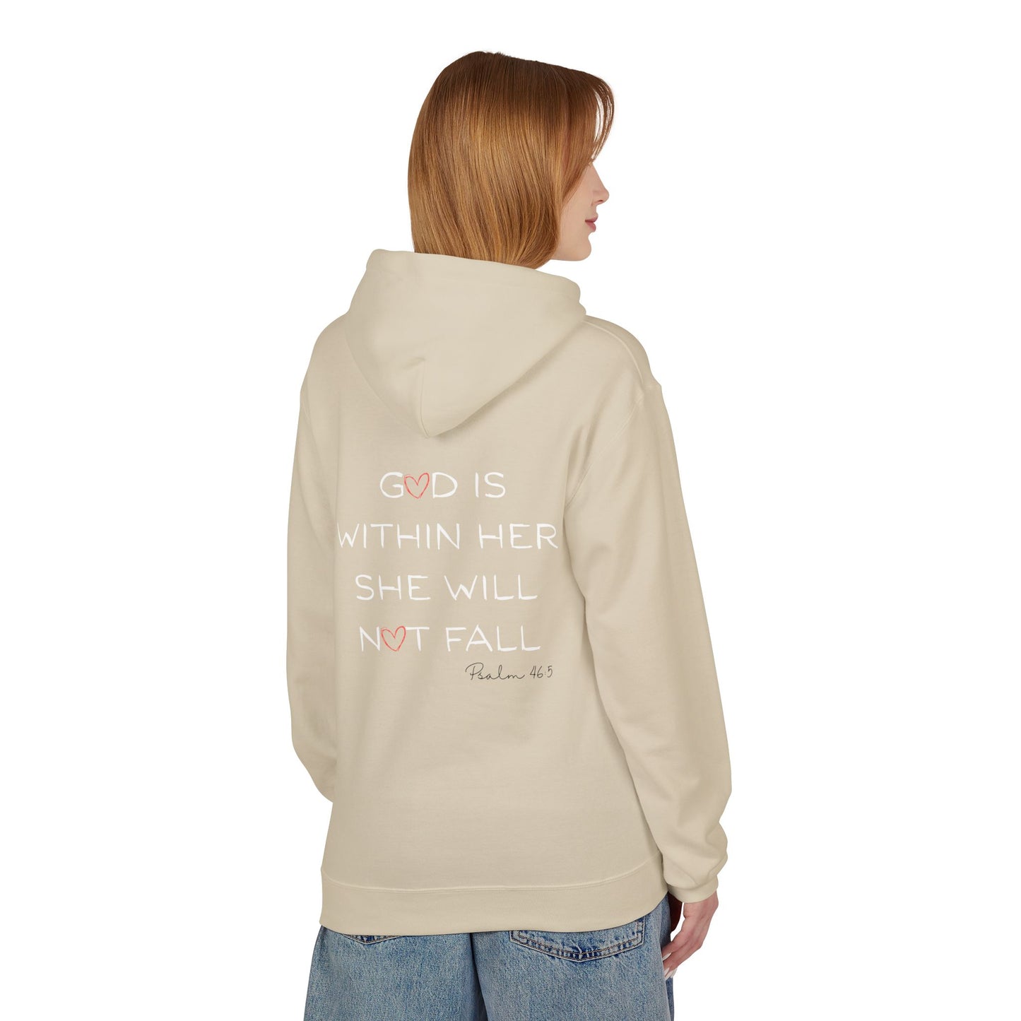 God Is Within Her Christian Hoodie — Inspirational Faith Sweatshirt