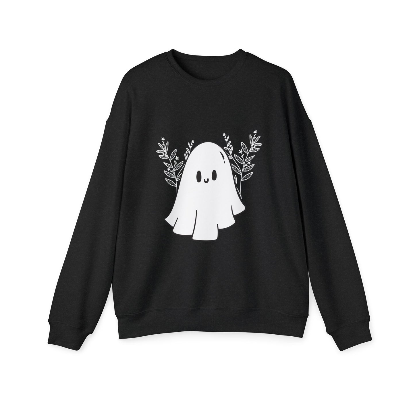 Cute Ghost Unisex Drop Shoulder Sweatshirt