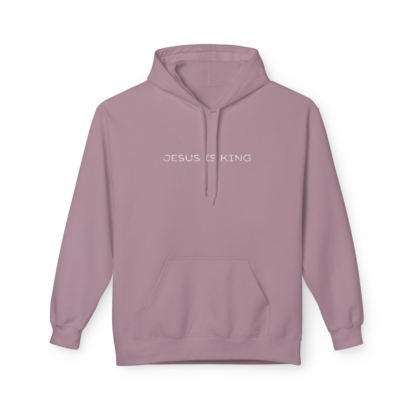 Jesus Is King Hoodie — Minimal Faith Inspirational Pullover