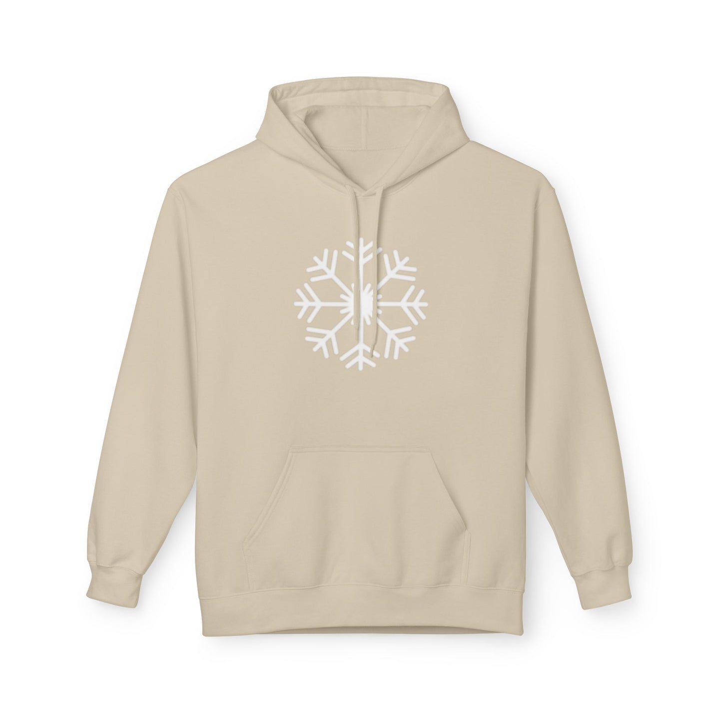 Snowflake Graphic Hoodie — Cozy Winter Pullover