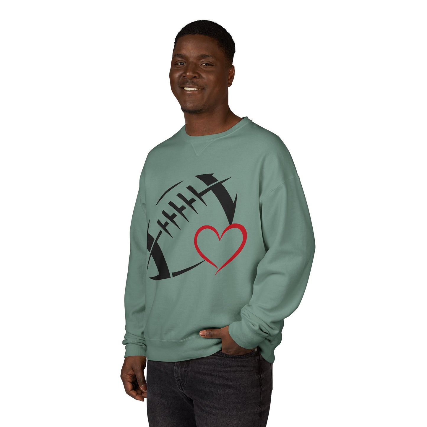 Football Love Game Day Sweatshirt- Unisex crewneck