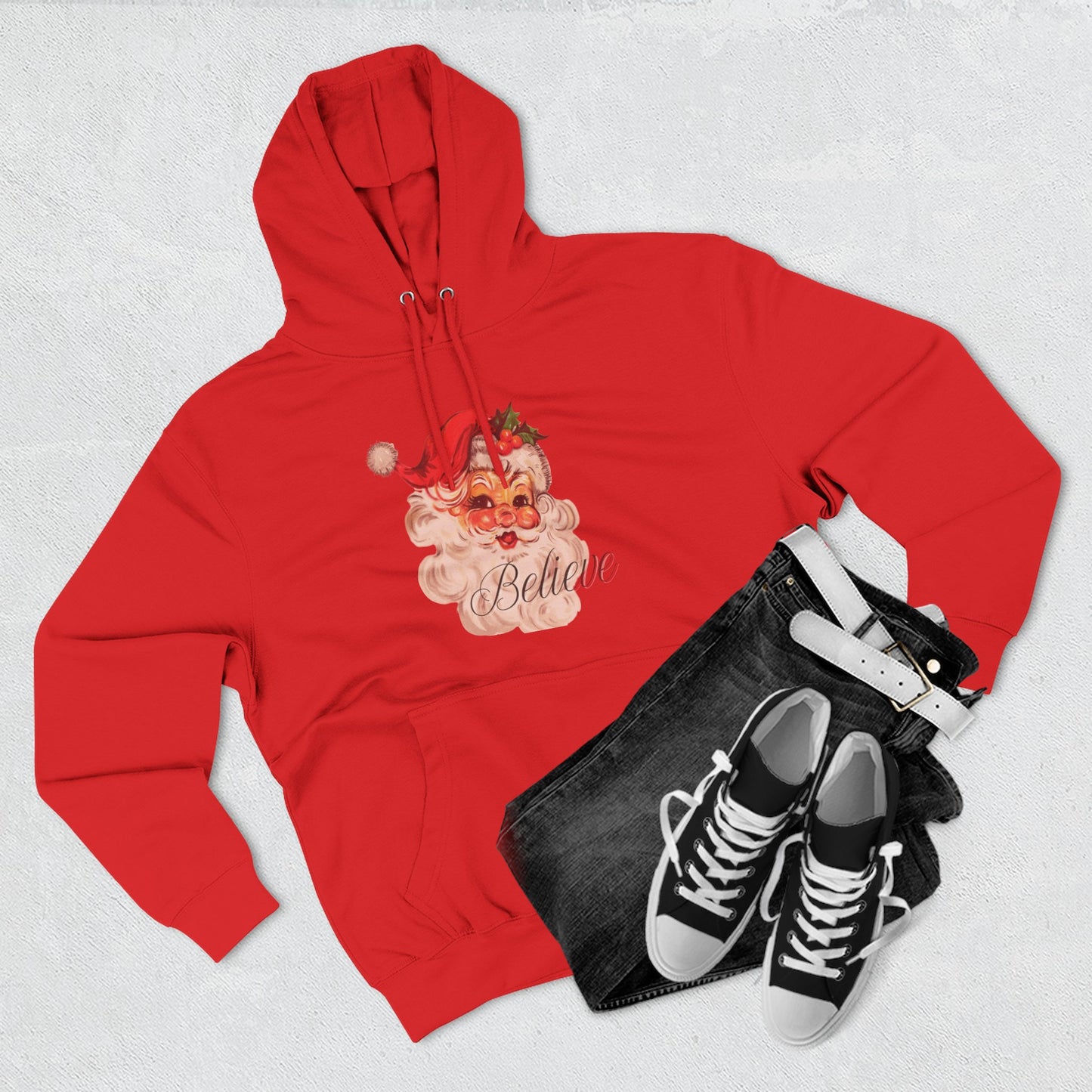 Holiday Santa 'Believe' Hoodie