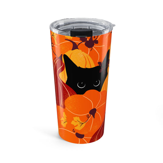 Hidden Black cat; 20 oz tumbler