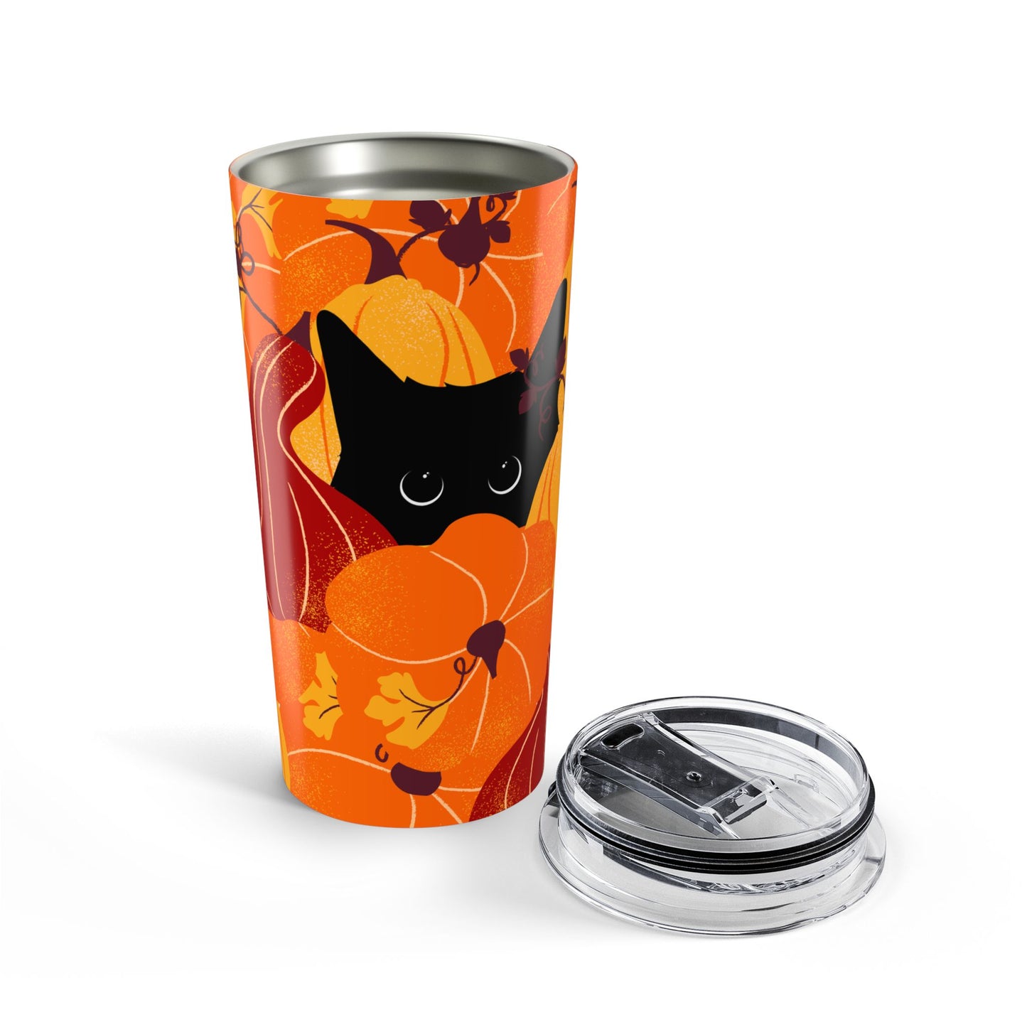 Hidden Black cat; 20 oz tumbler