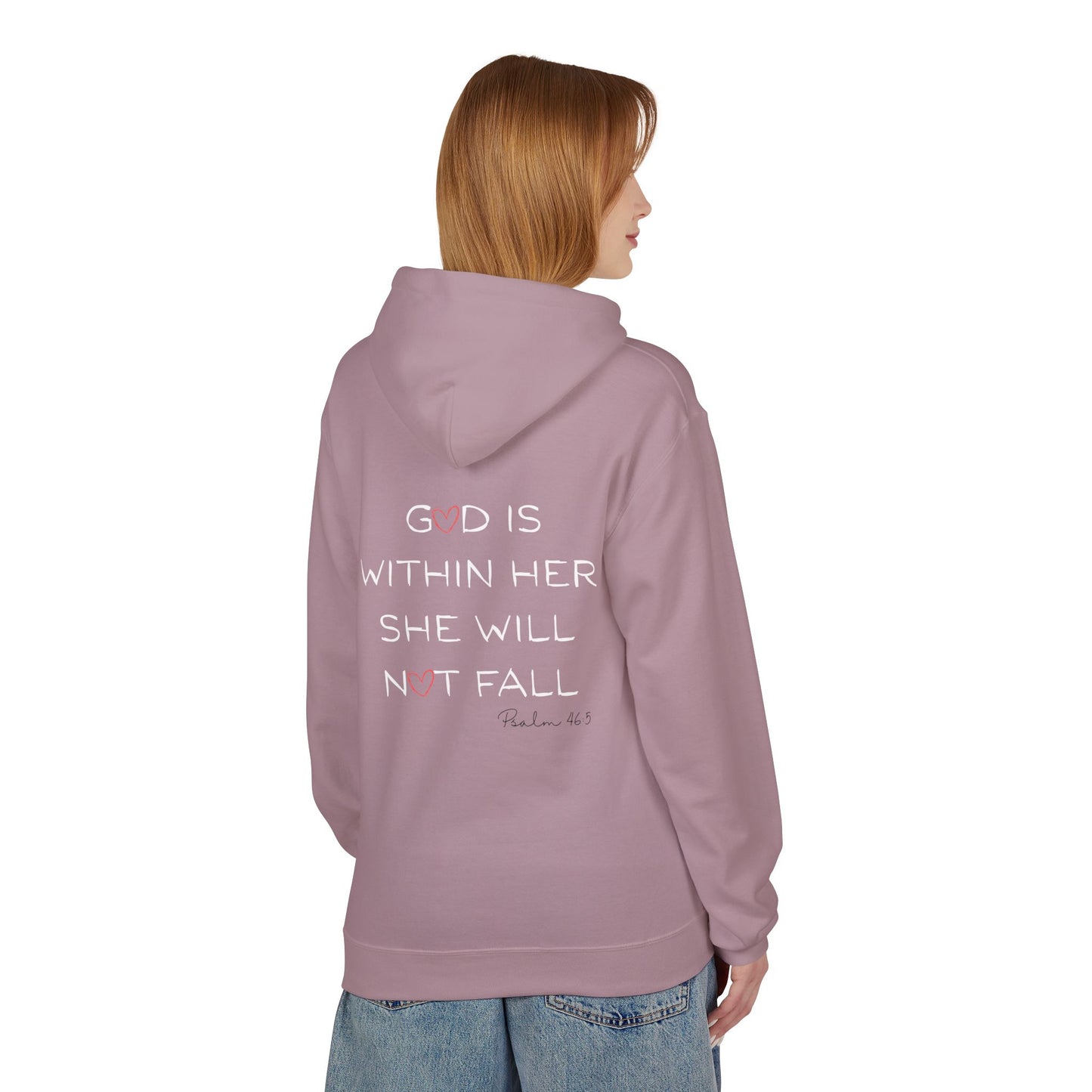 God Is Within Her Christian Hoodie — Inspirational Faith Sweatshirt