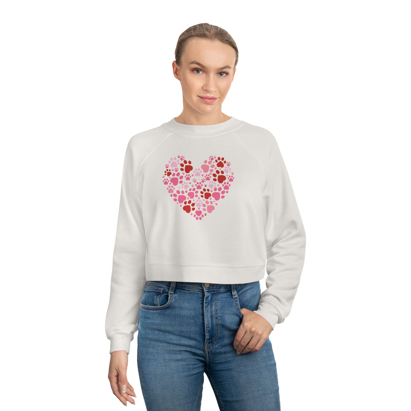 Pet love cozy Cropped sweatshirt