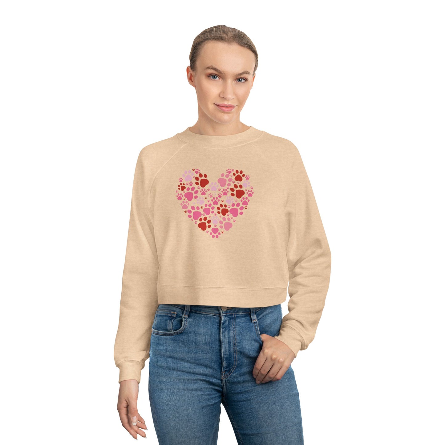 Pet love cozy Cropped sweatshirt