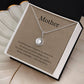 Mother, sometimes we forget; Eternal hope necklace