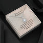 To Mother on wedding Day, from Son; Eternal Hope Necklace