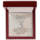 To Mother on wedding Day, from Son; Eternal Hope Necklace
