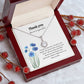 Thank you/blue flowers-eternal hope