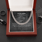 Husband Be By My Side Forever- Cuban Link Chain