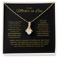 Make your mother in law smile!!  Alluring beauty necklace