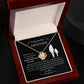 To My Beautiful Daughter, Promise to love you; Love Knot Necklace