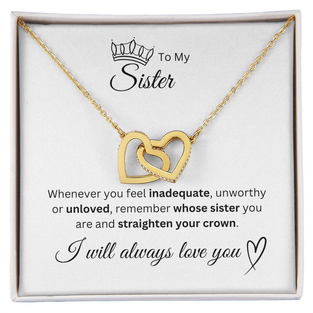 Sister-crown; Interlocking hearts