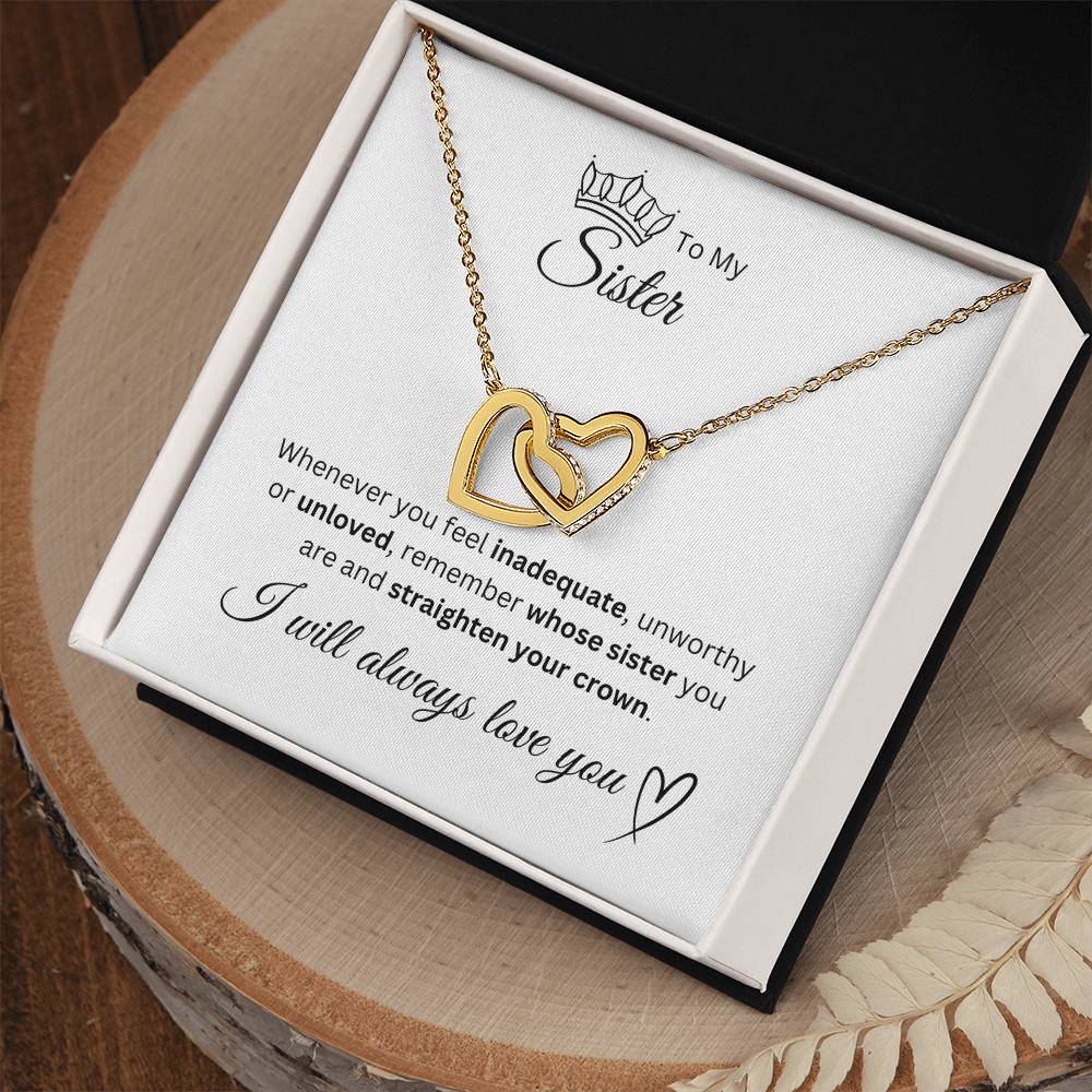 Sister-crown; Interlocking hearts