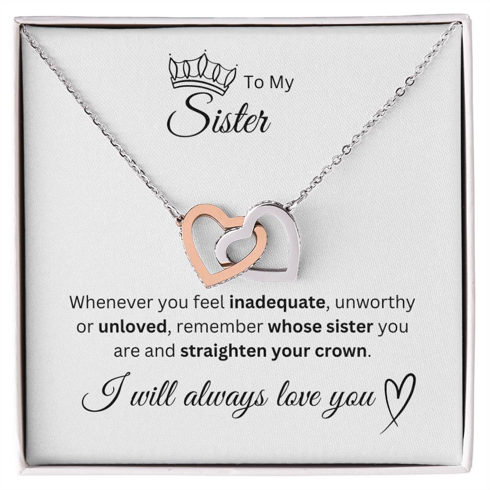 Sister-crown; Interlocking hearts